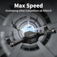 KARUISRC Dron s kamerou, profesionální dron s bezkartáčovým motorem, 1080P HD kamera 2 kamery Dron 5G WIFI FPV Skládací RC kvadr